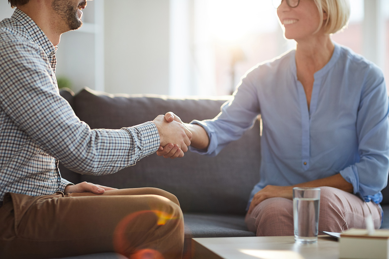 Dziękująca kobieta