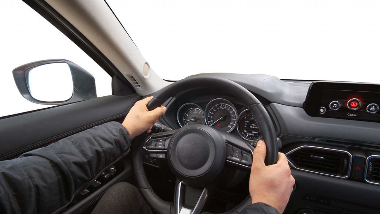 Kierownica w samochodzie