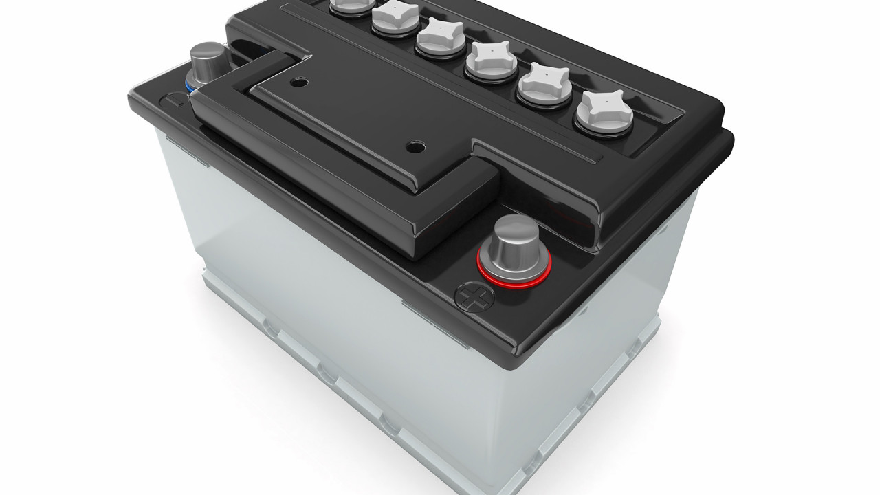 Akumulator, ilustracja do artykułu o zużytym akumulatorze samochodowym, motocyklowym