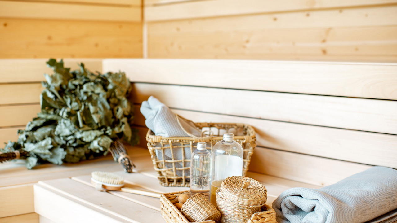 Święta w saunie, zdjęcie ilustracyjne do artykułu