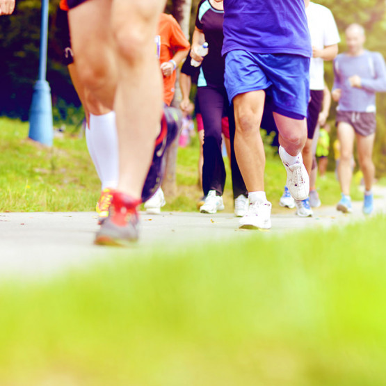 bieg maratoński ilustracja