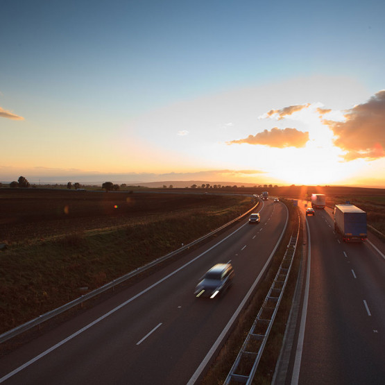 droga na autostradzie