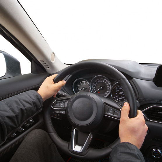 Kierownica w samochodzie