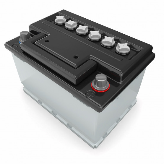 Akumulator, ilustracja do artykułu o zużytym akumulatorze samochodowym, motocyklowym