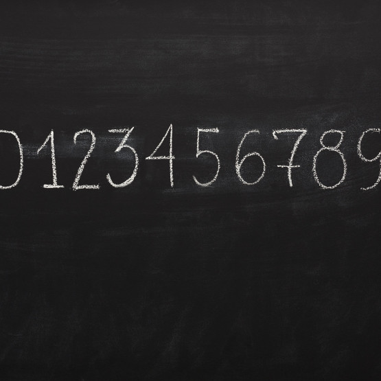 Liczby, ilustracja do quizu online po angielsku